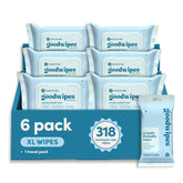 goodwipes front tub showing brand and resealable lid for freshness