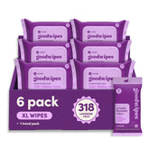 goodwipes front packaging showing lavender scent and 50-count benefit