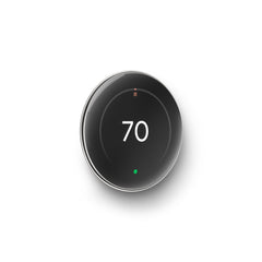 Google Nest thermostat close-up of large display for clearer at-a-glance info