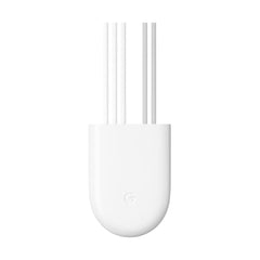 Google Nest Power Connector front view in snow color showing compact design and easy fit