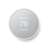 Google Nest Thermostat front view showing minimalist design and easy control