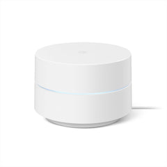 Google Wifi front view showing compact design and clean aesthetic benefit