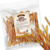 Gootoe front packaging showing chicken strips and clear resealable pouch benefit: easy grab