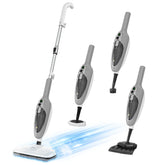 GorFanty steam mop front view showing sleek design and controls for easier cleaning