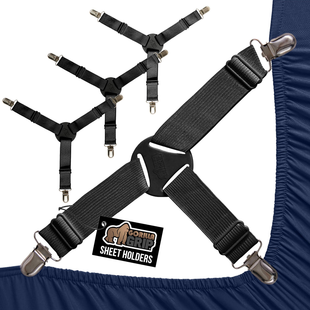 GORILLA GRIP front pack black showing four sheet holders for secure sheets