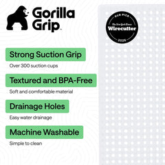 GORILLA GRIP close-up of pebble-textured topside for improved barefoot grip
