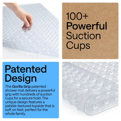 GORILLA GRIP pebble-textured top close-up for soft, slip-resistant footing