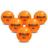 GoSports front packaging showing six weighted softballs for training and stronger swings