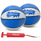 GoSports front view showing two water basketballs and clear branding, ideal for pool play