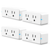 Govee front view of dual smart plug showing compact 2-in-1 design for space saving