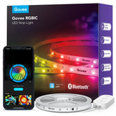 Govee front packaging showing LED strip and length, highlights easy setup