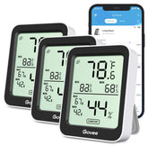 Govee front display showing temperature and humidity, easy reading benefit