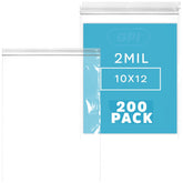 GPI front packaging showing 200-count clear zip bags and bulk supply benefit