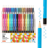 Grabie front packaging showing 36-color erasable gel pen set for organized writing