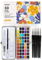Grabie front metal case closed showing organized portable kit and travel convenience