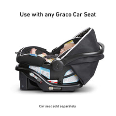 Graco base installed in vehicle demonstrating correct fit and safety