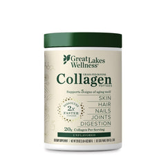 Great Lakes Wellness front package showing label and benefits