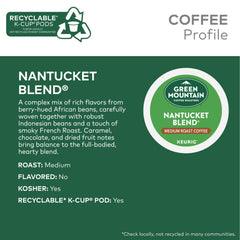 green mountain coffee roasters K-Cup brewing into cup for fast fresh coffee