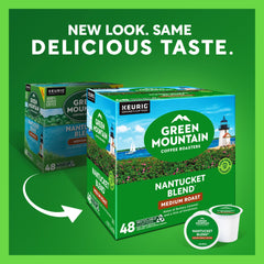 Green Mountain Coffee Roasters single K-Cup pod close-up for quick brewing