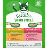 Greenies front packaging showing variety pack and benefits