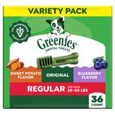 Greenies front pack showing product branding and count for easy selection