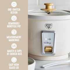 GreenLife close-up of PFAS-free ceramic inner pot highlighting easy-release surface