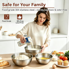 Gronivex nested bowls illustrating compact storage to save cabinet space