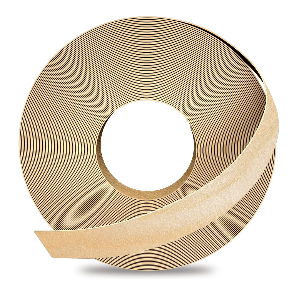 GSCIT Club birch edge banding roll front view showing clean veneer and length benefit