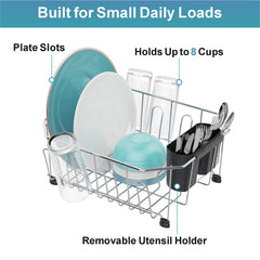 GSlife removable utensil holder close-up organizing cutlery for quick draining