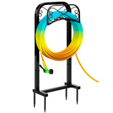 Gtongoko front view of hose holder shows tidy storage and easy access benefit
