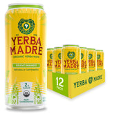 Guayaki Bravo Mango front can showing branding and flavor for quick identification and appeal