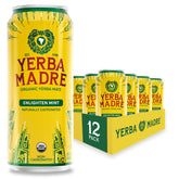 Guayaki can front showing label and refreshing mint benefit
