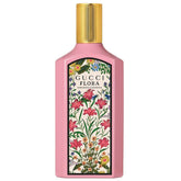 Gucci Flora Gorgeous Gardenia bottle front view showing elegant packaging and brand