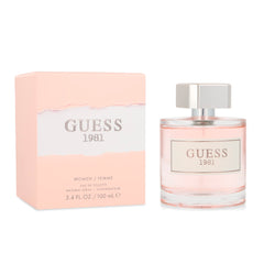 GUESS 1981 front bottle showing elegant silhouette and wearable daytime appeal