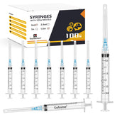 Gufastoe front packaging showing 100-pack and luer-lock benefit ease