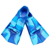 Gugmoy front view showing compact kid training fins and packaging benefit comfort