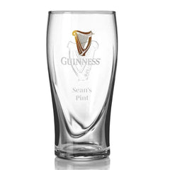 Guinness glass top view showing rim shape and pouring control benefit