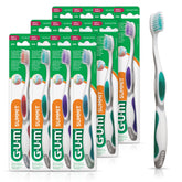 GUM Summit+ front packaging showing compact-head brushes and benefits