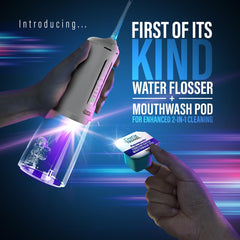 GuruNanda Aquapods box with individual pods ready to deliver precise mouthwash doses
