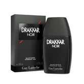 Guy Laroche Drakkar Noir front bottle showing iconic black design and bold appeal