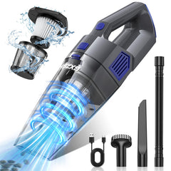 Gxzsk front view handheld vacuum showing compact design and strong performance