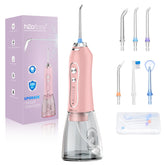 H2ofloss front view product in pink showing sleek design and portability benefit