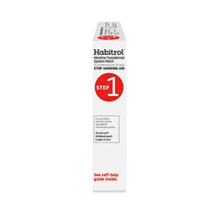 Habitrol patch on arm in use demonstrating discreet 24-hour nicotine delivery