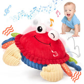 hahaland plush crab front view showing friendly face and bright colors for engagement