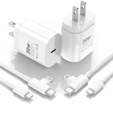 HALIHALL front view of 30W charger showing compact design and fast-charge benefit