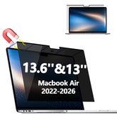 Halloive front view on MacBook Air showing snug fit and privacy benefit