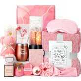Hangerspace front packaging showing curated gift box and ribbon, conveys ready-to-give appeal