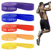 HAPBEAR front packaging showing five colorful resistance bands and included bag for easy storage