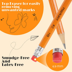 Hapikalor eraser close-up showing clean corrections and smudge control