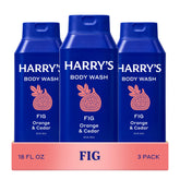 Harry's front packaging showing 18 fl oz bottle and brand clarity
